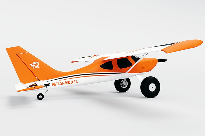 Xfly Glastar V2 Bush/Trainer 1233mm Wingspan PNP  - Orange XF105PV2
